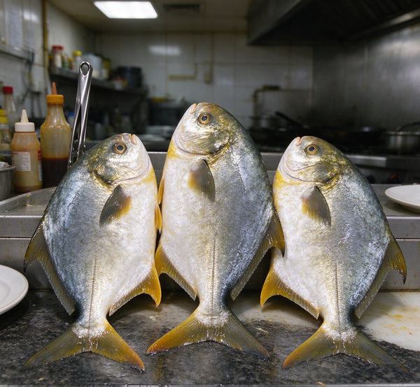 Fresh Whole Golden Pomfret